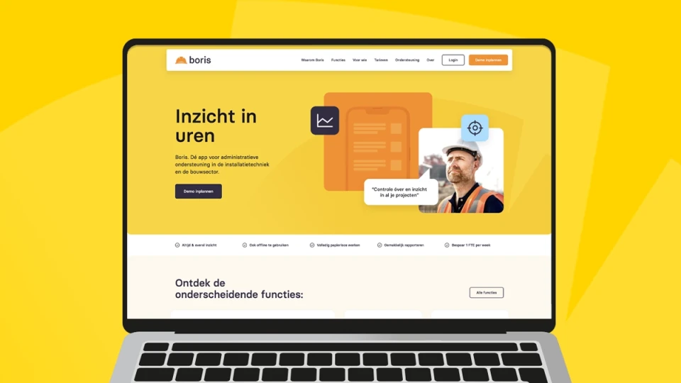 Boris app - website 1 jaar
